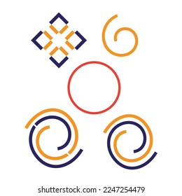 Circle, spiral and illustration vector.eps
