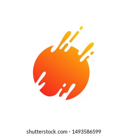 circle splash logo design for your company