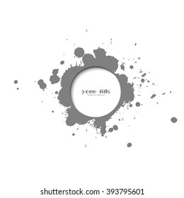 Circle splash text box