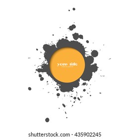 Circle splash text box