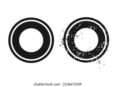 Circle Splash Vector Image Illustration