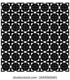 circle and square pattern for illustration and a room sticker decoration
