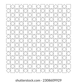 circle and square vector pattern with white background