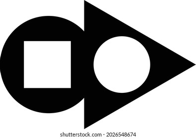 circle squares triangles into one.  can be used for anyone, anytime, anywhere, any industry, any field, and any media
