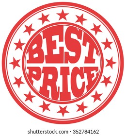 circle stamp "best price"