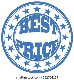 circle stamp "best price"