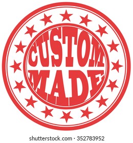 circle stamp "custom made"