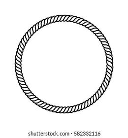 icono de silueta de sello circular