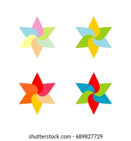 circle star flower decoration