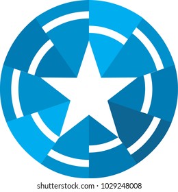 circle with Star Logo
