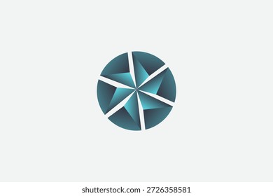 Diseño de Vector de flores con estilo minimalista moderno y concepto de marca profesional.
