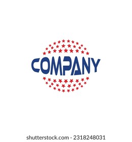 Circle star logo icon vector template.eps