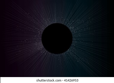 Circle, stars, lines and background are all on separate layers. Simple linear gradients used for background and lines.