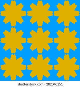 Circle stars pattern.