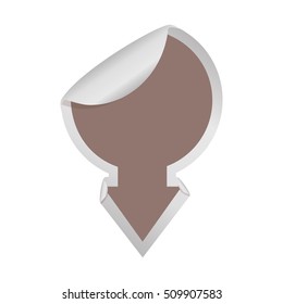 circle sticker icon