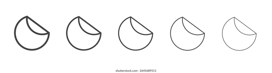 Icono de la etiqueta engomada del círculo ilustración simple logotipo arte
