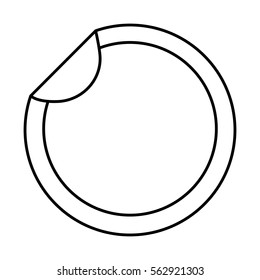 circle sticker isolated icon vector illustration design
