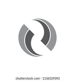 circle street symbol logo vector