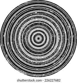 Circle Striped Texture . Vector Illustration .