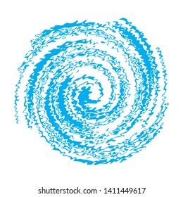 circle stripes waves abstract background