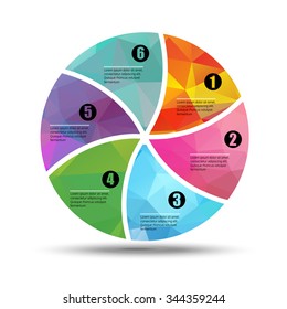 Circle Style Infographics can use for diagram, graph, infographic, business plan, education ,advertising your technology products