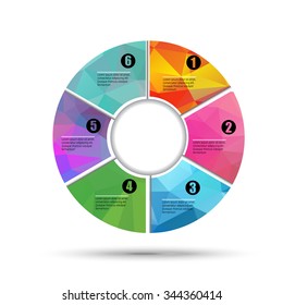 Circle Style Infographics can use for diagram, graph, infographic, business plan, education ,advertising your technology products