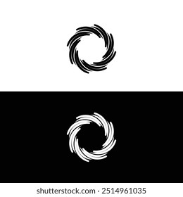 Circle stylish vector logo template design  