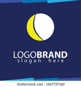 Circle Sun abstract logo template