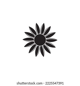 circle sun flower design illustration pattern vector