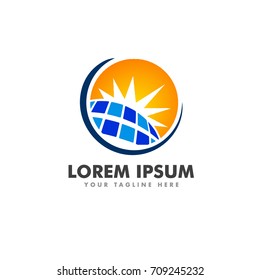 circle sun panel