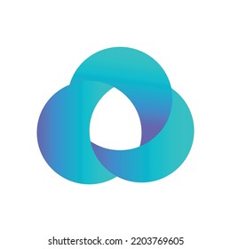 circle swirl cloud logo design, Modern Blue Circle Tornado logo symbol ,isolated, Abstract Hurricane Logo Symbol, Typhoon vector