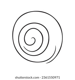 Circle Swirl Icon Vector Illustration
