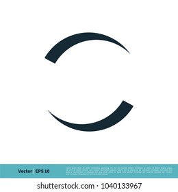 Circle Swoosh Icon Vector Logo Template Illustration Design. Vector EPS 10.
