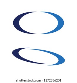circle swoosh logo element
