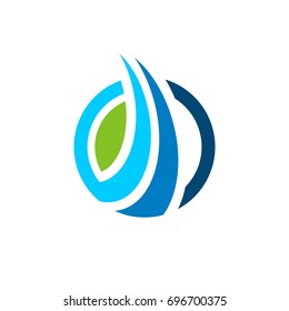 Circle and Swoosh Logo Template Illustration Design. Vector EPS 10.