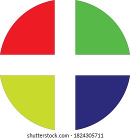 Circle symbol cen be using on company name for change "O", tobe more colorfull word companys name.