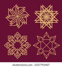 Circle symbol set modern style and Logo design
