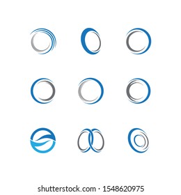 Circle symbol vector icon illustration