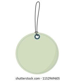Circle tag price banner vector