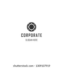 Circle Target Abstract Simplicity Creative Business Modern Logo 