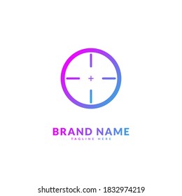 Circle target logo. Creative stylish target logo vector, fit for company and business
