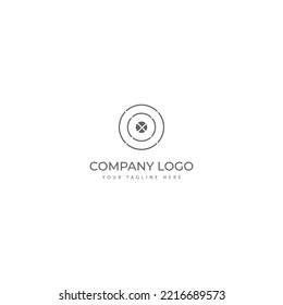 Circle target Logo design is best any businesses or company