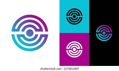 Circle Technology Core System Logo Design Concept 