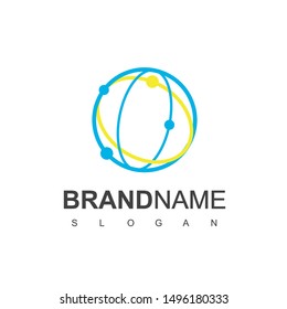 Circle Technology Logo Design Template