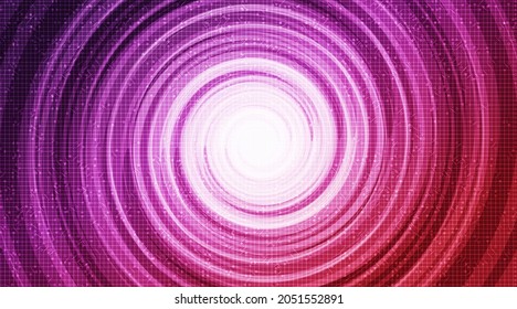 Circle Technology on Future Background,Hi-tech Digital and Communication Concept design,Free Space For text in put,Vector illustration.