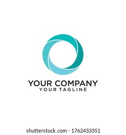 Blue Circle Logo Company Branding Stock Vector (Royalty Free) 1139016524