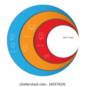 Circle Template graphic for presentation