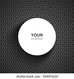 Circle text box design for your content with abstract background vector stock eps 10 illustration