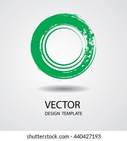 Circle Textured Round Shape. Logo Icon. Round Shape.
