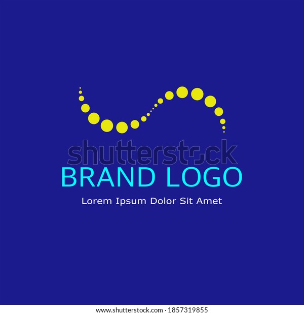 circle theme logo design in
S shape